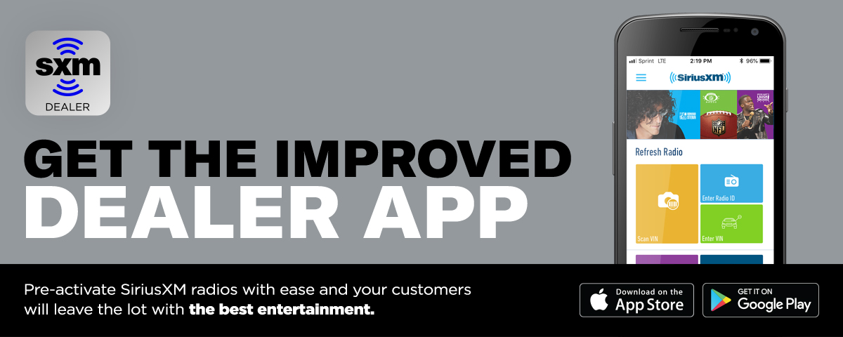 Download the Dealer App and easily pre-activate radios.
